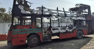 নোয়াখালীতে বিআরটিসির দুই বাস পুড়ে ছাই; কর্তৃপক্ষের গাফিলতির অভিযোগ